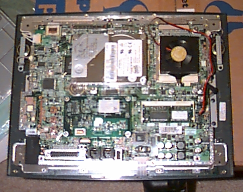 The completed iOpener modification